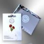 Small Red Poppy Flower Hard Enamel Pin, thumbnail 6 of 9