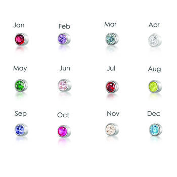 Sterling Silver Handmade Real Flower Necklace With Personalised Birthstone And Zodiac Charm, 4 of 12