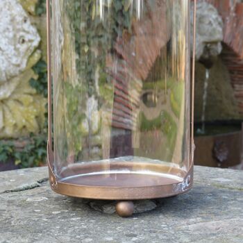 Hurricane Lantern In Copper Colour Finish, 2 of 7