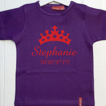 Personalised Roman Numeral Babygrow/T Shirt, 3 of 11