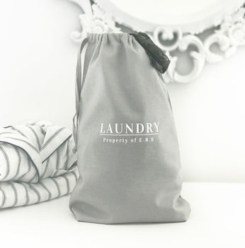 Personalised Travel Laundry Bag, 2 of 4
