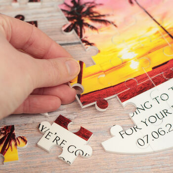 32 Piece Surprise Photo Reveal Puzzle With Message, 2 of 7