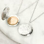 Personalised 18th Birthday One Pence Floral Locket Necklace, thumbnail 1 of 12