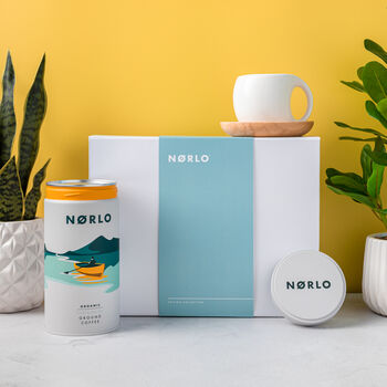 Norlo | Coffee Tin + Cup And Saucer Set, 3 of 4