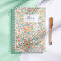 Personalised Ditsy Floral Notebook, thumbnail 1 of 8