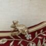 Handcrafted Maroon Silk Clutch Bag, thumbnail 10 of 10