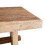 Ribbed Hardwood Dining Table, thumbnail 4 of 5