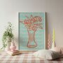 Fleurs Et Soleil Print, thumbnail 1 of 3
