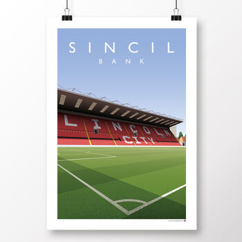 Lincoln City Sincil Bank Poster, 2 of 7