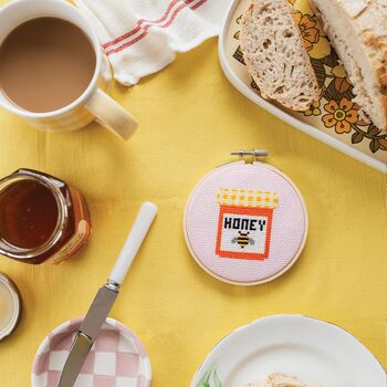 Honey Cross Stitch Kit, 3 of 4