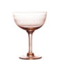 A Set Of Four Rose Champagne Saucers With Ovals Design, thumbnail 2 of 2