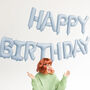 Pastel Blue Happy Birthday Balloon Kit, thumbnail 1 of 2