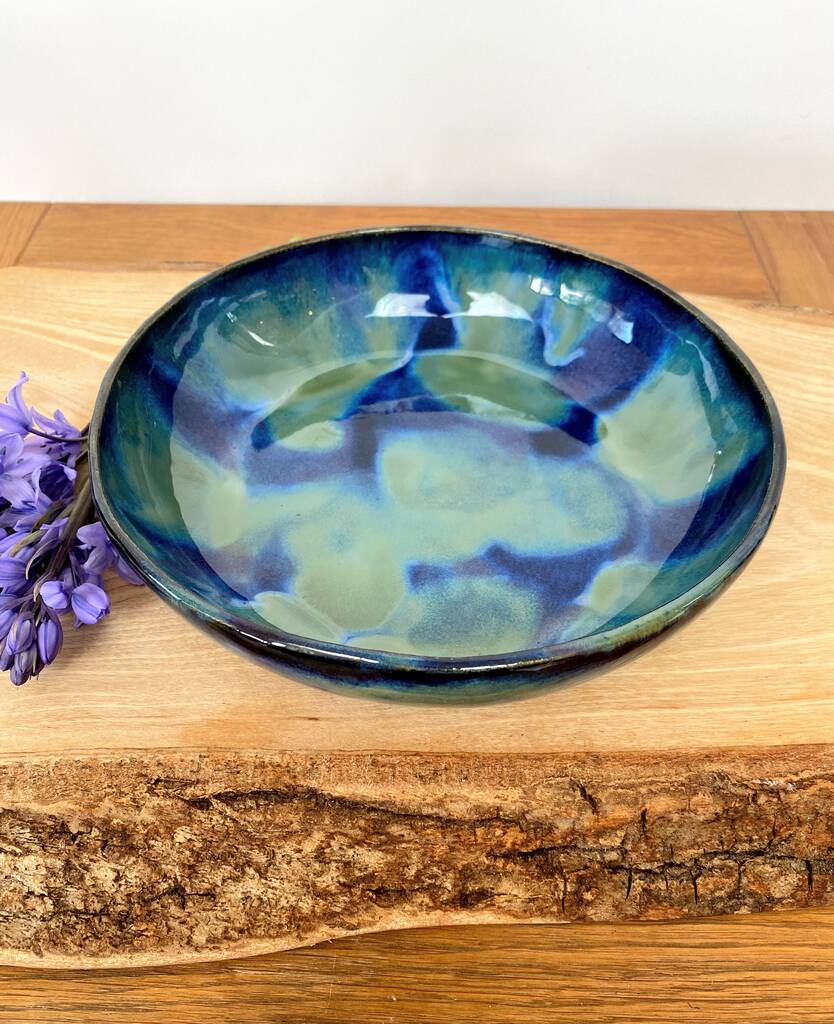 A Medium Size Serving Bowl By Bramley Pottery