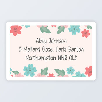 Personalised Address Roll Labels 76x50mm, 7 of 9