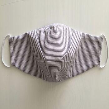 Men's Silk Lined Upcycled Cotton Face Mask, 9 of 12