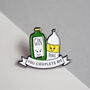 'You Complete Me' Gin And Tonic Pin Badge, thumbnail 2 of 4