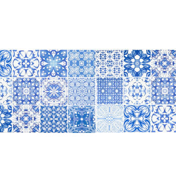 Mix And Match Ceramic Tiles Cheerful Blue Mix, 2 of 9