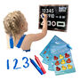 Bath Maths Educational Bath Toys And Number Games Learning Flashcards With Bath Crayons, thumbnail 1 of 7