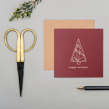 Mono ‘Happy Holiday’ Evergreen Greeting Card, 3 of 4
