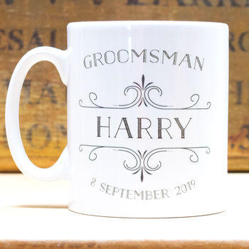 Groomsman Personalised Mug, 2 of 5