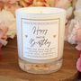 40th Birthday Gift Personalised Scented Candle, thumbnail 1 of 7