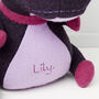 Hippo Soft Toy Large Handmade And Personalised, thumbnail 3 of 8