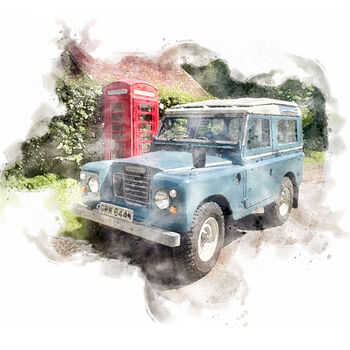 Landrover Defender Personalised Print, 12 of 12