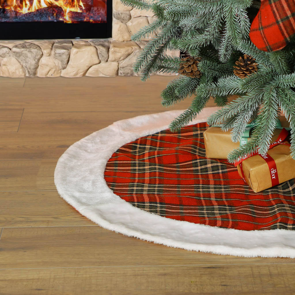 Tartan Christmas Tree Skirt 