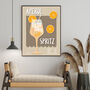 Aperol Spritz Cocktail Print Four Colour Options, thumbnail 3 of 8
