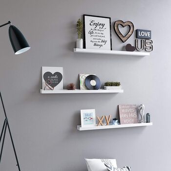 Floating Shelf Ledge For Book And Frame, 7 of 7