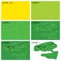 Personalised Layered Golf Course Map, thumbnail 8 of 8