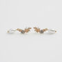 Hibiscus And Pearl Earrings, thumbnail 4 of 10