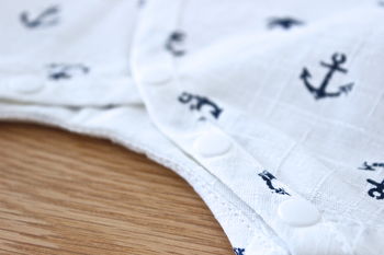 Anchor Design Japanese Baby Grow, 4 of 8