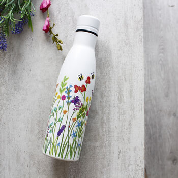 Personalised Wild Flower Eco Friendly Drinks Bottle, 10 of 12