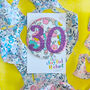 Liberty Print Custom Birthday Badge Personalised, thumbnail 3 of 8