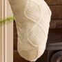 Personalised Cream Luxury Christmas Stocking, thumbnail 5 of 5