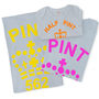 Family Pint Twinning Trio Tshirts For Mum Dad And Child, thumbnail 2 of 4
