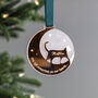 Cat And Moon Layered Acrylic Hanging Decoration, thumbnail 1 of 2