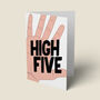 'High Five' Congratulations Card, thumbnail 1 of 4