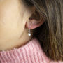 Classic Pearl Drop Earrings, thumbnail 6 of 10