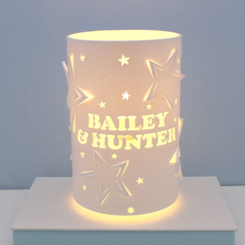 Personalised Mixed Star Table Lamp, 5 of 8