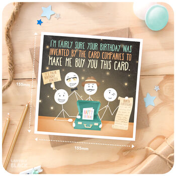 Card Companies Funny Birthday Greeting Card For Him Her, 2 of 6