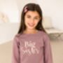 Embroidered Big/Little Sibling Sweatshirts Brother And Sister Available, thumbnail 6 of 9