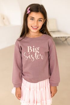 Embroidered Big/Little Sibling Sweatshirts Brother And Sister Available, 6 of 9