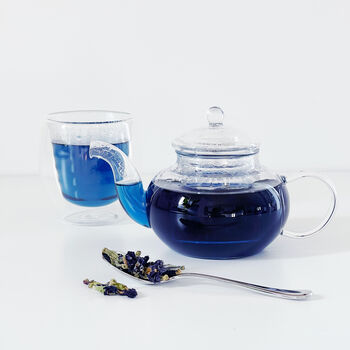 Small Clear Glass Infuser Teapot, 8 of 10