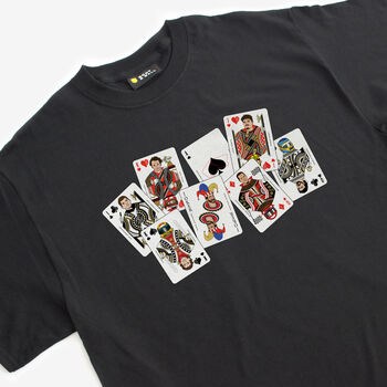 Formula One Scattered Playing Cards T Shirt, 3 of 4