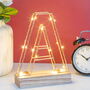 Wire Frame Light Up Letter, thumbnail 2 of 3