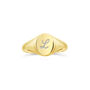 Lucky Signet Ring Complimentary Engraving, thumbnail 3 of 10