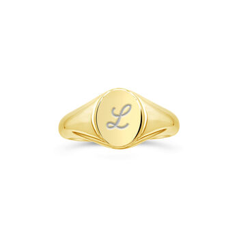 Lucky Signet Ring Complimentary Engraving, 3 of 10