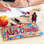 Pink Liberty Glitter Name Pencil Case Gift, thumbnail 2 of 3